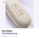 M für Programme, T für Timer und Ein-Aus-Taste